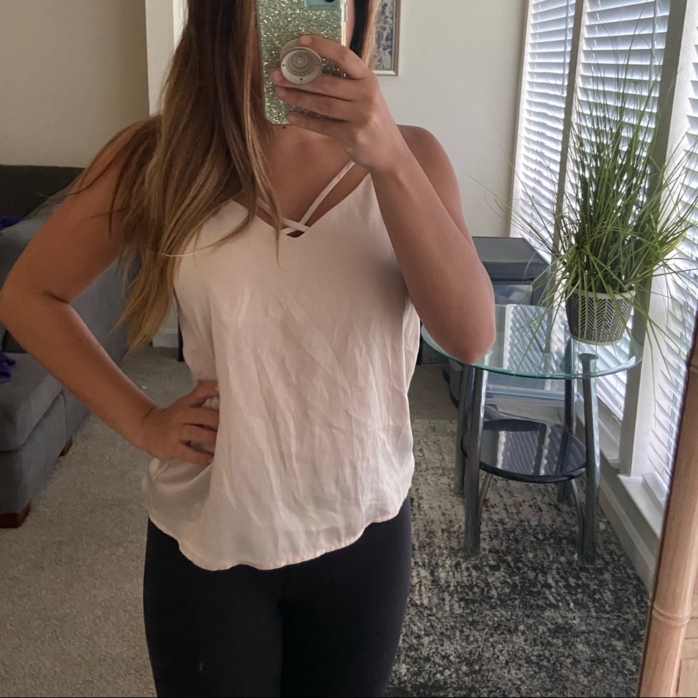 Cute silky tank